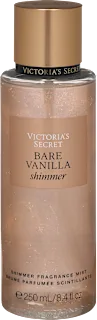 Meglica za telo z bleščicami Bare Vanilla, 250 ml