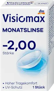 Mesečna kontaktna leča, dioptrija -2,00, 1 kos