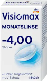 Mesečna kontaktna leča, dioptrija -4,00, 1 kos