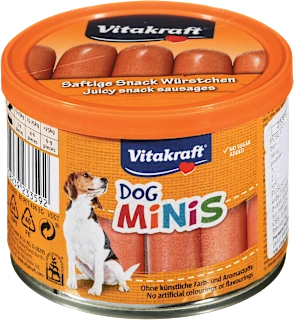 Mini klobasice Dog Minis, 120 g