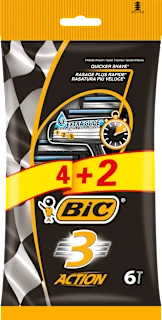 Moški brivnik za enkratno uporabo Action 3, 6 kos