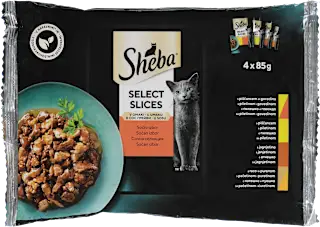 Mokra hrana za mačke Select Slices - sočni izbor v omaki, 340 g