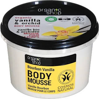 Mousse za telo Organic Vanilla & Orchid, 250 ml