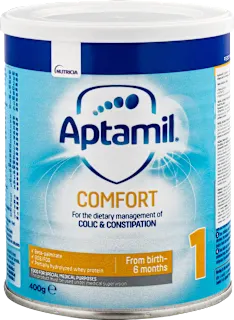 Nadaljevalno mleko v prahu Comfort 1, 0-6 m, 400 g