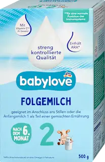 Nadaljevalno mleko za dojenčke 2, od dopolnjenega 6. meseca, 500 g
