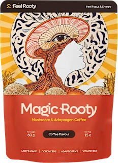 Nadomestek kave MagicRooty z okusom kave, 60 g