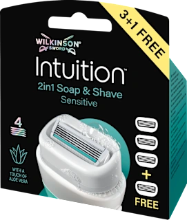Nadomestne britvice Intuition Sensitive Care Soap, 4 kos