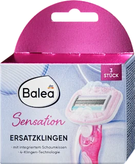 Nadomestne britvice s 4 rezili Sensation, 3 kos