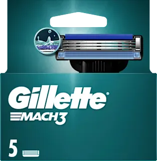 Nadomestne glave za brivnik Mach3, 5 kos