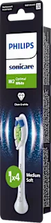 Nadomestne glave za električno zobno ščetko W2 Optimal White, 4 kos