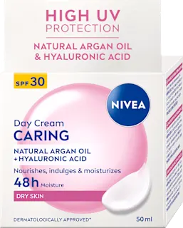 Negovalna dnevna krema Caring, ZF 30, 50 ml