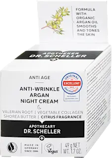 Nočna krema proti gubicam z arganom, 50 ml