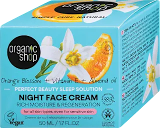 Nočna krema za obraz Orange Blossom, 50 ml