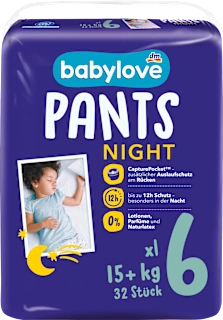 Nočne hlačne plenice 6 (XL), 15+ kg, 32 kos
