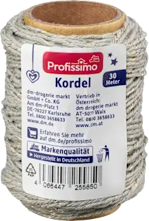 Okrasna vrvica, več različic, 30 m