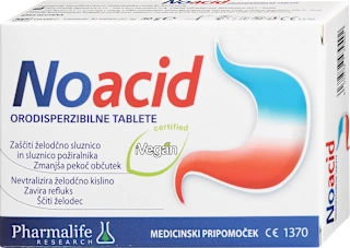 Orodisperzibilne tablete Noacid, 30 kos