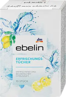 Osvežilni robčki z vonjem po limoni, 10 kos