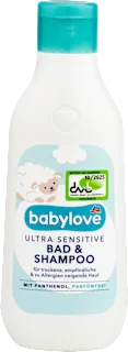 Otroška kopel in šampon za lase s pantenolom Ultra Sensitive, 250 ml
