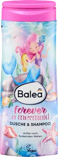 Otroški gel za tuširanje in šampon za lase 2 v 1 forever a mermaid, 300 ml