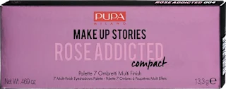 Paleta senčil za veke Make up stories palette 004 Rose Addicted, 13,3 g