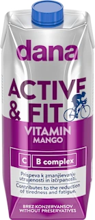 Pijača Active Fit Vitamin z okusom manga, 750 ml