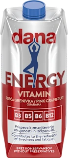 Pijača Energy Vitamin z okusom rdeče grenivke in guarane, 750 ml