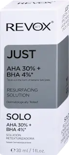 Piling raztopina JUST AHA 30% + BHA 4%, 30 ml