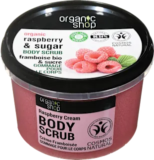 Piling za telo Organic Raspberry & Sugar, 250 ml