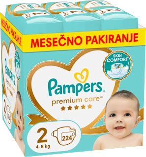 Plenice velikost 2 (4-8 kg), večje pakiranje, 224 kos