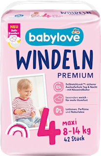 Plenice, velikost 4 maxi (8–14 kg), 42 kos