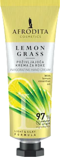 Poživljajoča krema za roke Lemongrass, 50 ml