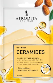 Pomlajevalna maska za obraz Why Mask Ceramides, 1 kos