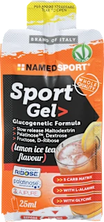 Športni gel z okusom ledenega čaja, 25 ml