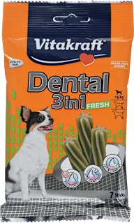 Poslastice Dental Stick 3 v 1 Fresh XS, 70 g