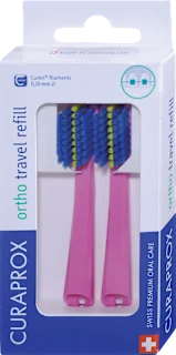 Potovalni set ortho refill za ščetko CS 5460 - roza, 2 kos