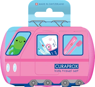Potovalni set za otroke Kids – roza, 1 kos