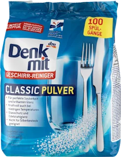 Prašek za strojno pomivanje posode Classic, 1,5 kg