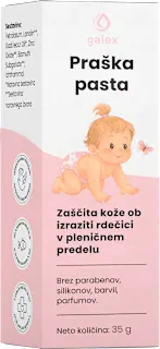Praška pasta za zaščito kože v pleničnem predelu, 35 g