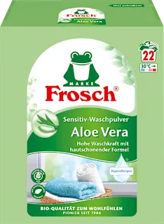 Pralni prašek za barvno perilo Aloe Vera Sensitive, 22 pranj