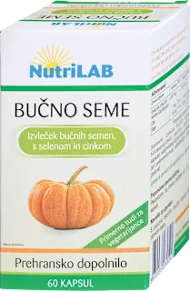 Prehransko dopolnilo Bučno seme, 60 kos