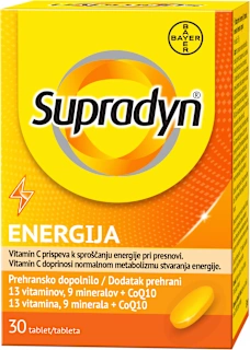 Prehransko dopolnilo Energija Q10, 30 kos