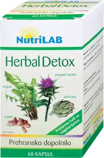 Prehransko dopolnilo Herbal Detox, 60 kos