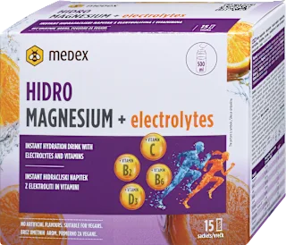 Prehransko dopolnilo Hidro magnesium + electrolytes, 15 kos