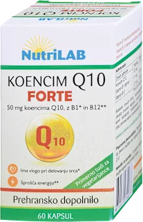 Prehransko dopolnilo Koencim Q10 Forte, 60 kos