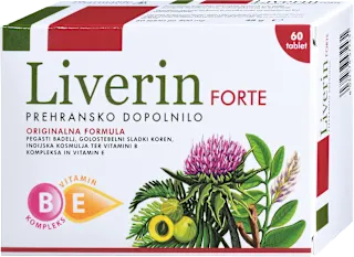 Prehransko dopolnilo Liverin FORTE, 60 kos