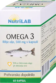 Prehransko dopolnilo Omega 3, 60 kos