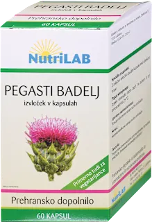 Prehransko dopolnilo Pegasti badelj, 60 kos