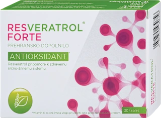 Prehransko dopolnilo RESVERATROL FORTE, 30 kos