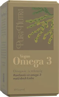 Prehransko dopolnilo Vegan Omega 3, 30 kos