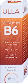 Prehransko dopolnilo Vitamin B6, pršilo, 10 ml